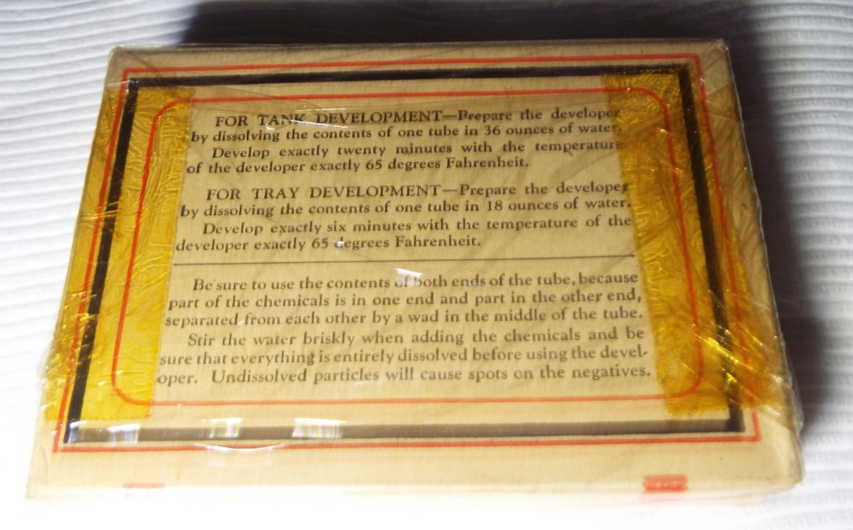 VERY RARE ANTIQUE 1920'S-30'S PYRO. DEVELOPING POWDERS FOR PLATES OR FILM READ!!