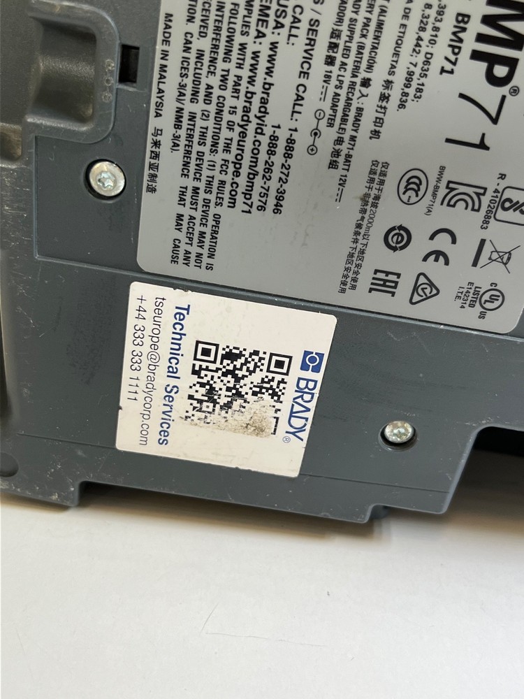 Brady BMP71 Portable Thermal Label Printer