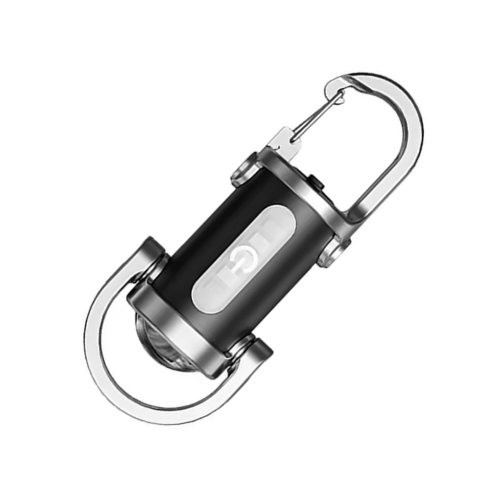 Rechargeable Keychain Flashlight LED Torch, Compact Light for Night Camping