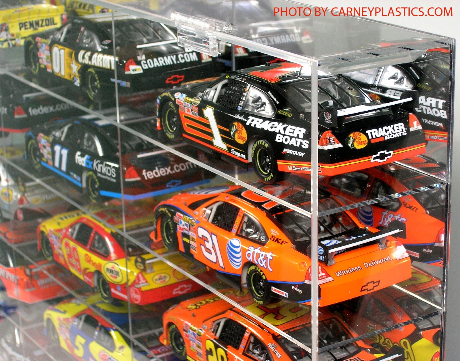 NASCAR Display Case, 24 Compartment 1/24 scale
