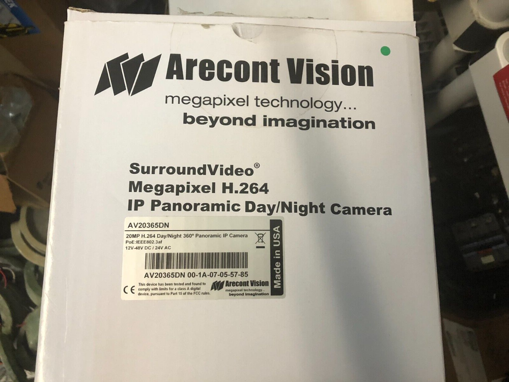 NEW Arecont Vision AV20365DN IP Multi Sensor Dome Camera 20MP 360 Degree