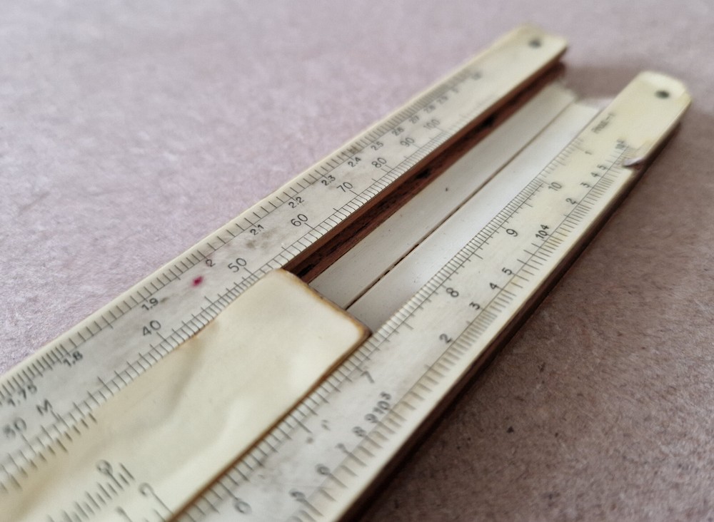Vintage Simplon Bilateral 413308 Engineering Slide Rule