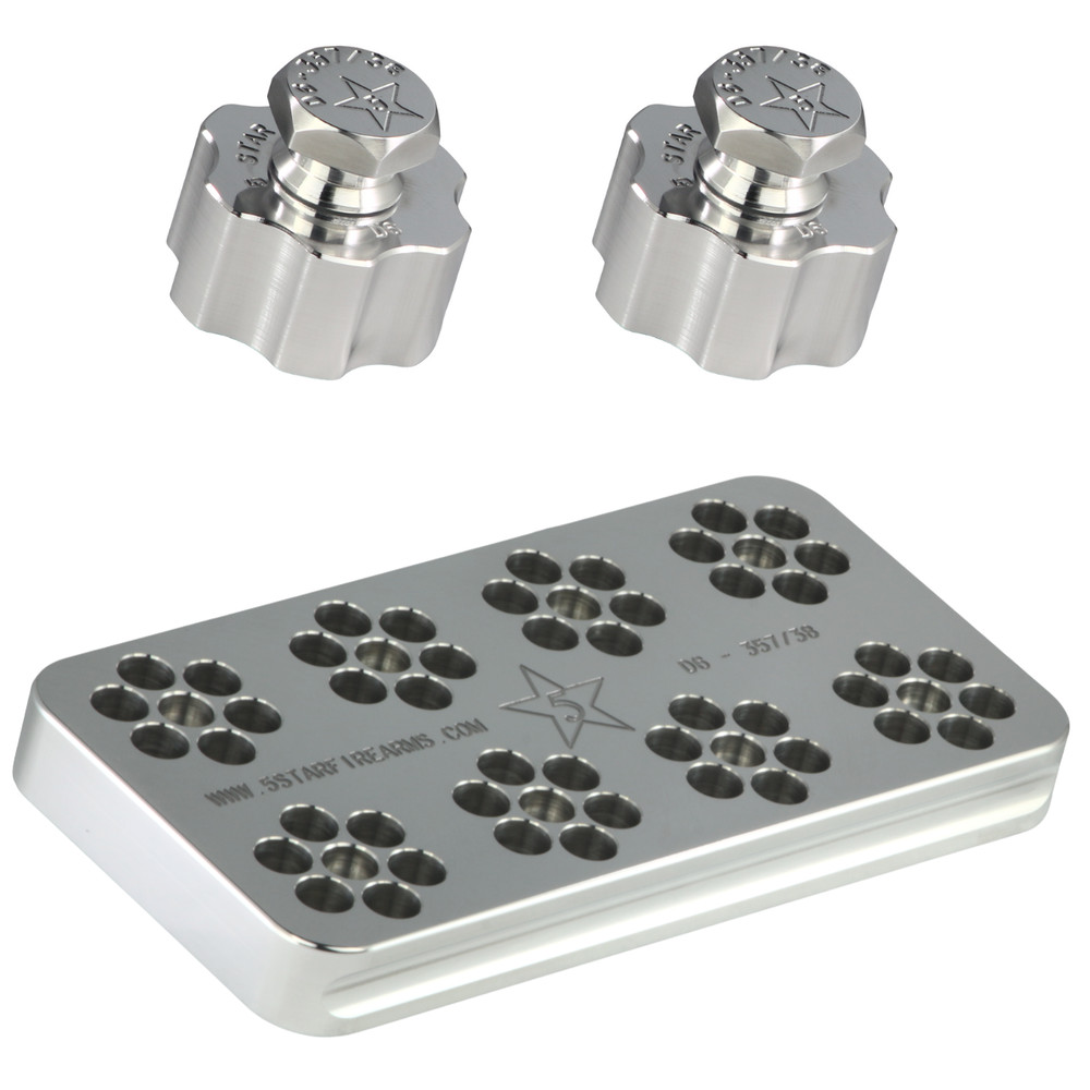 D6-357/38 Range Block, 6-shot .357/.38 D-Frame, Solid Billet Aluminum