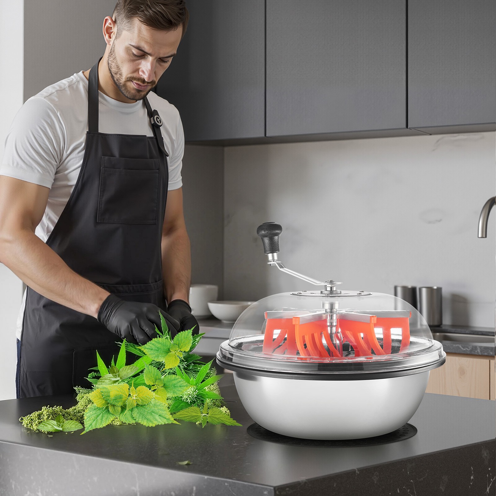 DEFECTIVE VEVOR Manual Bud Leaf Trimmer 16 inch Bud Bowl Hydroponic Leaf G3D