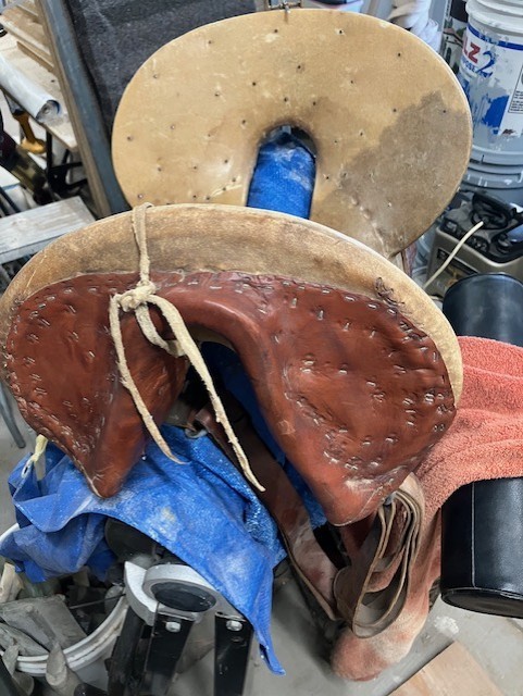 RAWHIDE WORK PERUVIAN SADDLE AND TACK