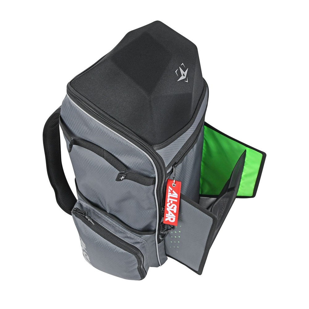 All-Star MVP Pro Baseball/Softball Player Backpack - Graphite