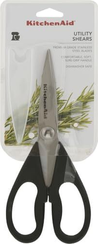 KitchenAid All Purpose Kitchen Shears with Protective Sheath Durable Stainless S