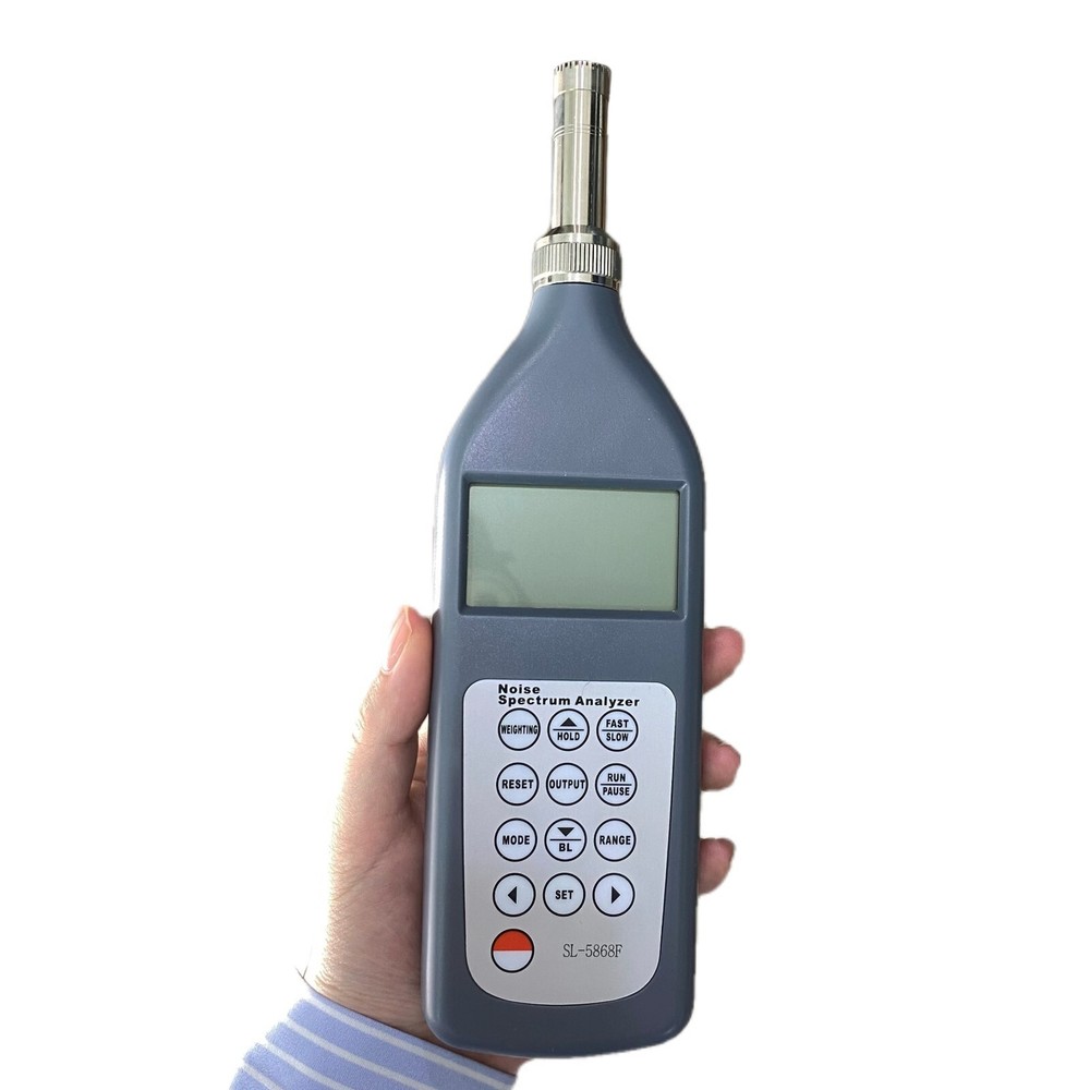 Integrated Sound Level Meter Noise Spectrum Analyzer with Range 25dB~130dB (A)