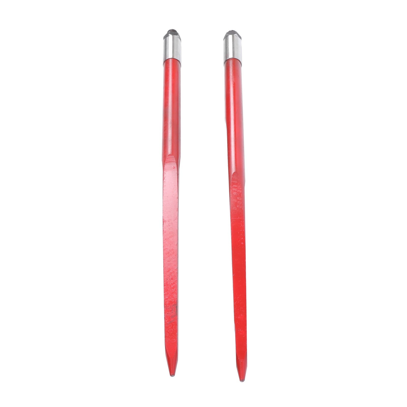 Hay Bale Spear 43 inch 2 Pack Spike Fork for Tractors Loaders