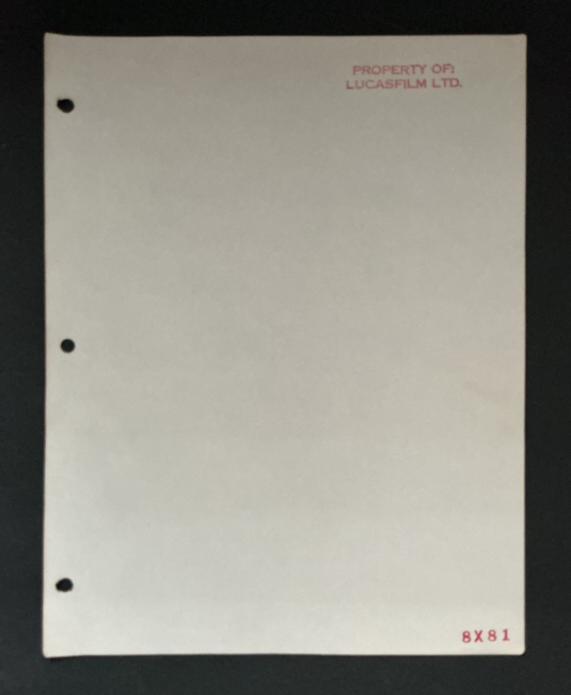Empire Strikes Back Fourth Draft Shooting Script Oct 24 '78 Lucasfilm Coded Copy