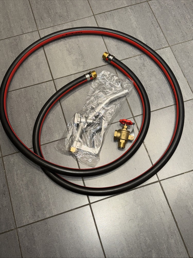 DIESEL GRAVITY FEED KIT WITH LOCKING ANGLE VALVE HYTEK 4m