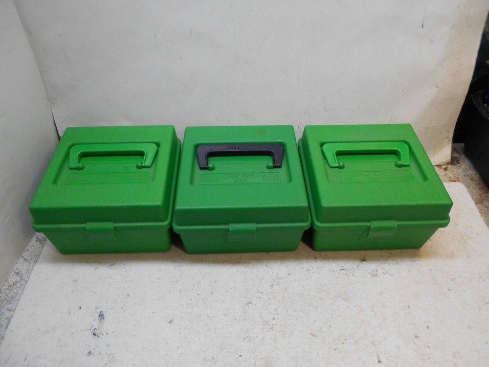 3 case gaurd 100 count ammo plastic cases