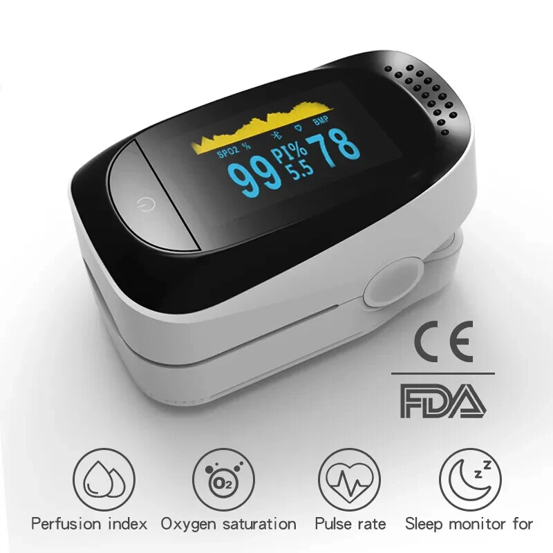 OLED Finger Pulse Oximeter Heart Rate Spo2 Monitor Blood Oxygen Meter Sensor