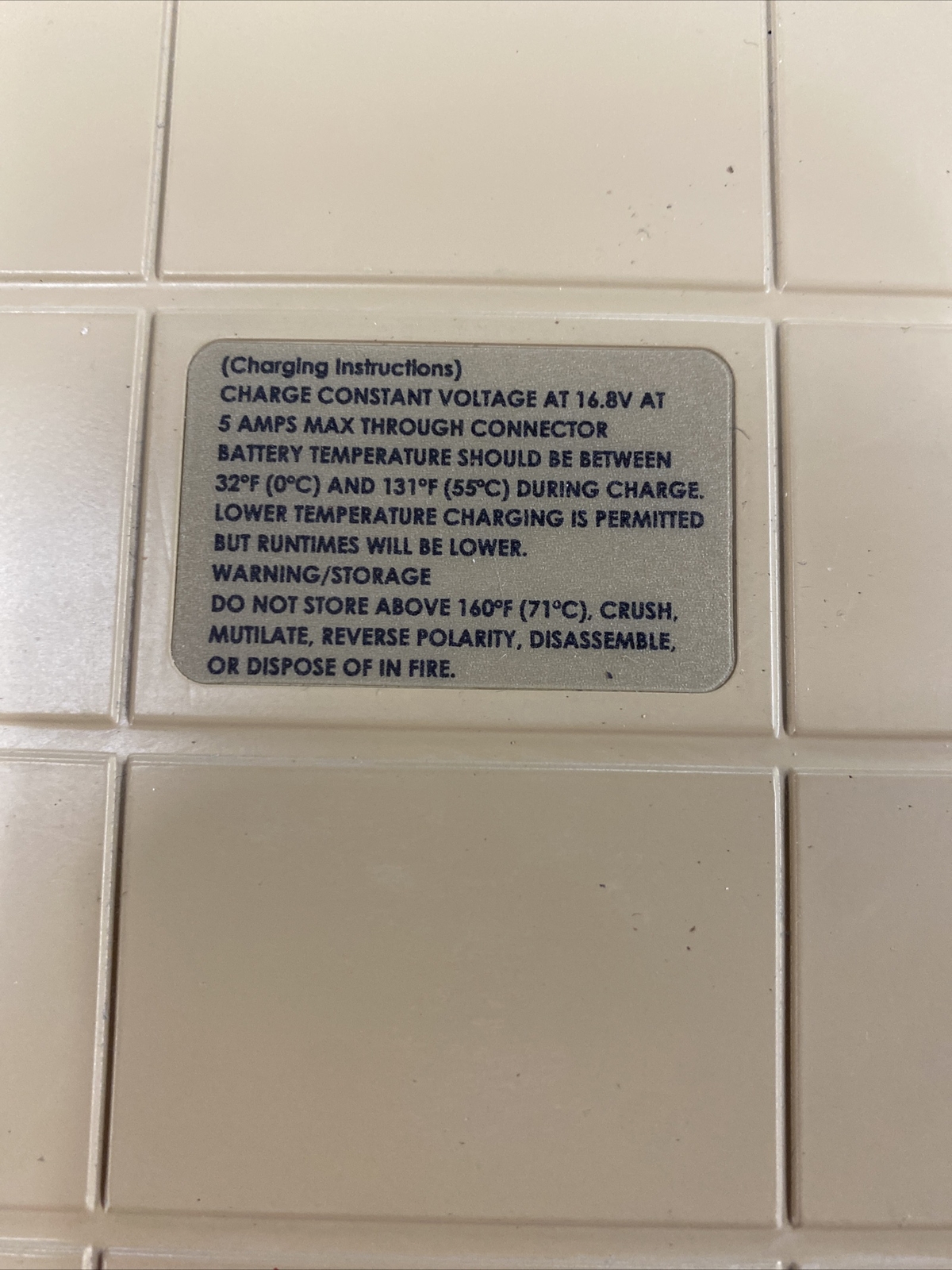 Inventus BB-2525/U Military Rechargeable Battery