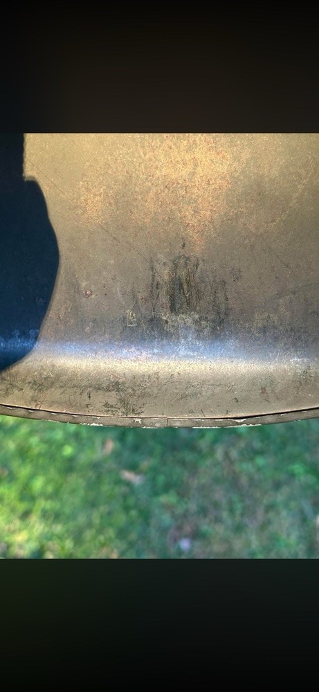 WW2 SCHLUETER M-1 HELMET - PAINTED CAPTAIN BARS