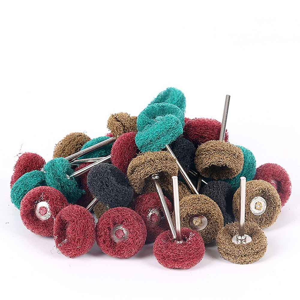 80PPack Small Buffing Abrasive Wheel Surface Polishing Shank Craft Rotary Tool
