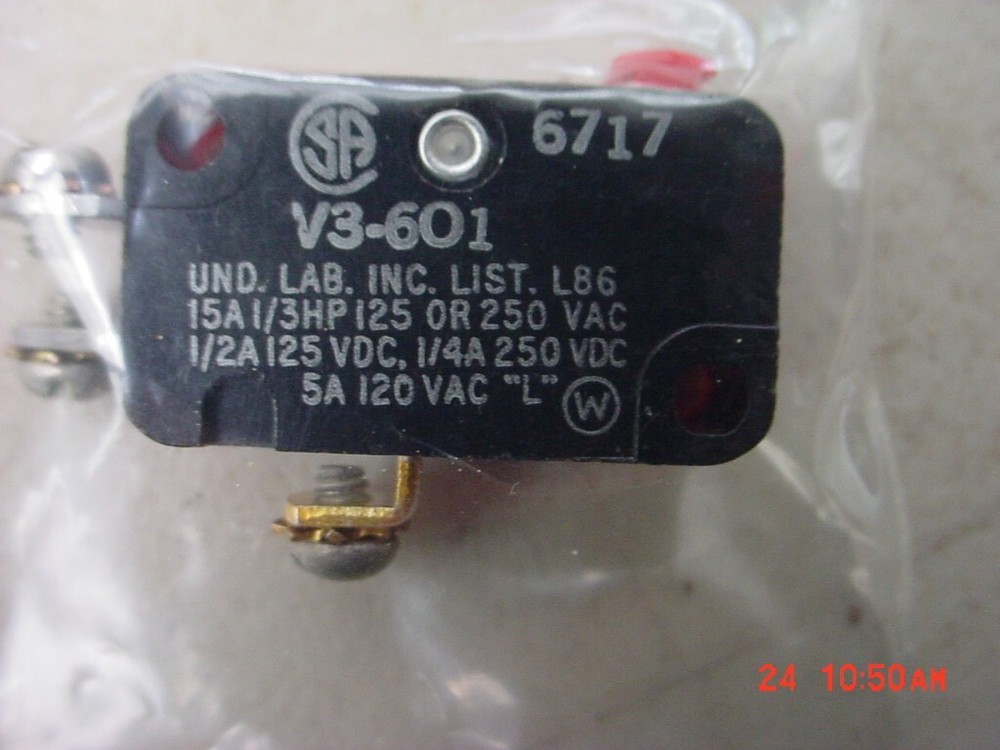 Micro Switch Model V3-601