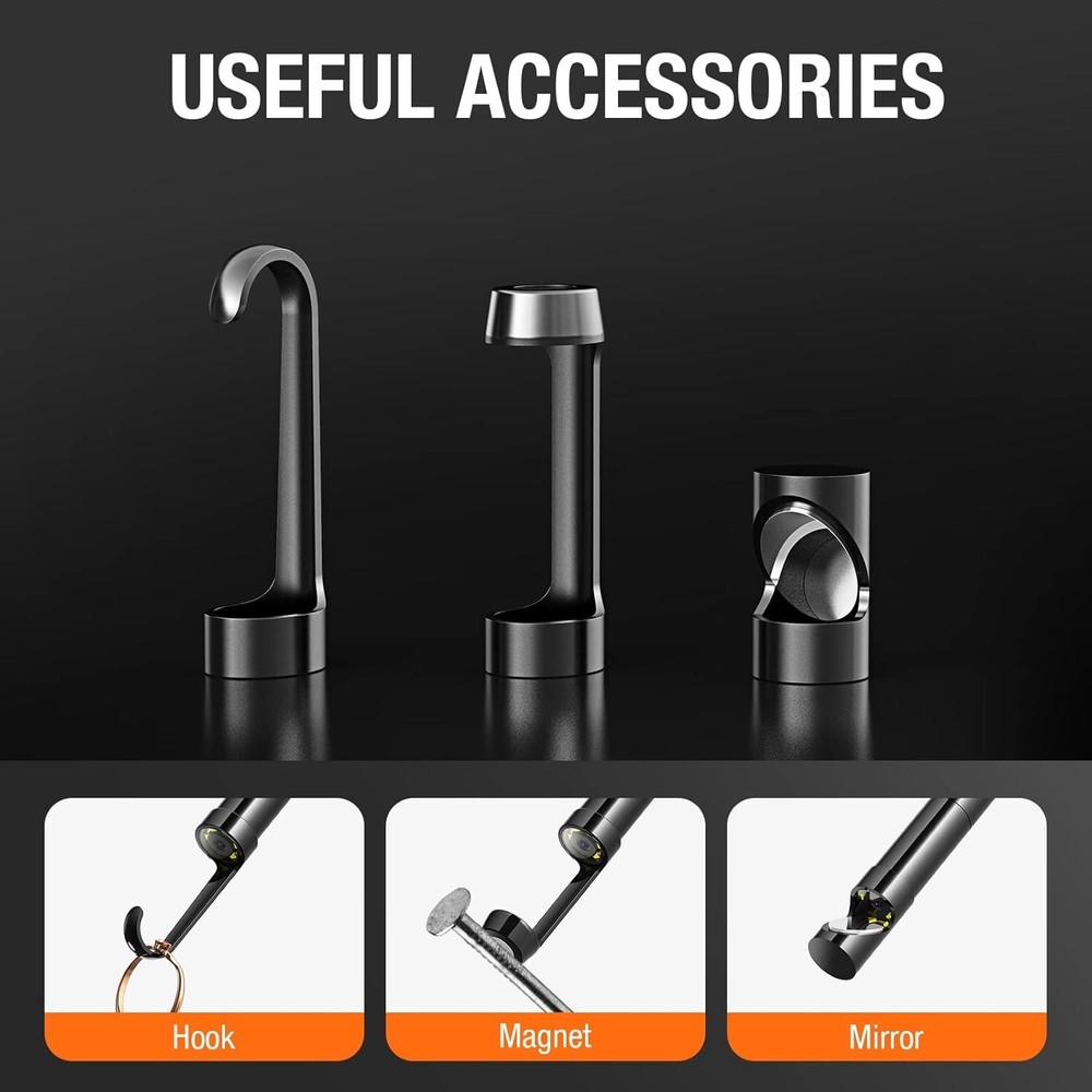 Endoscope Camera Teslong USB-C Borescope Inspection Camera for iPhone 15/Android