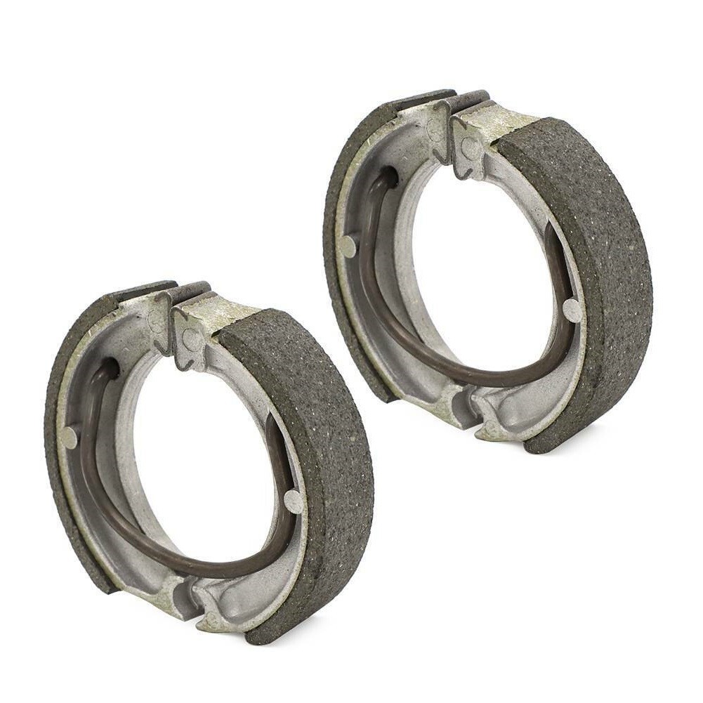 2x Front & Rear Brake Shoes For Yamaha QT50 Yamahopper MJ50 Towny QT 50 1979-93