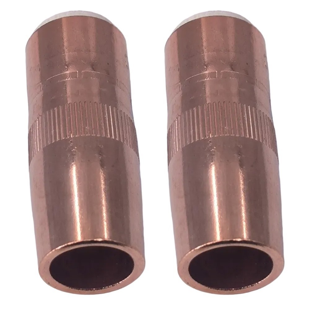 1/4 Tip Fluted Nozzle Copper Welding Accessories High Efficiency Nozzle