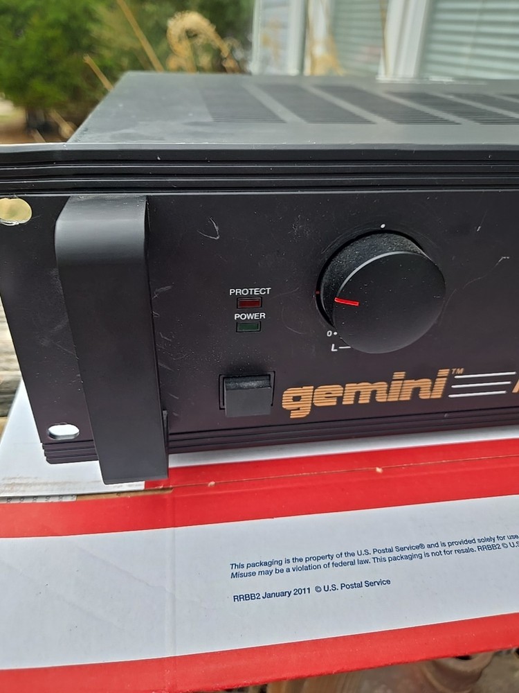 GEMINI P-600 Stereo Power Amplifier, UNTESTED, AS IS, READ**