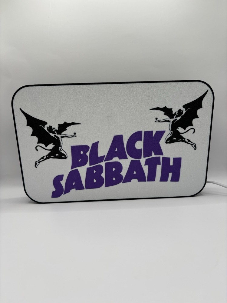 Black Sabbath - 10" Light Up LED Sign