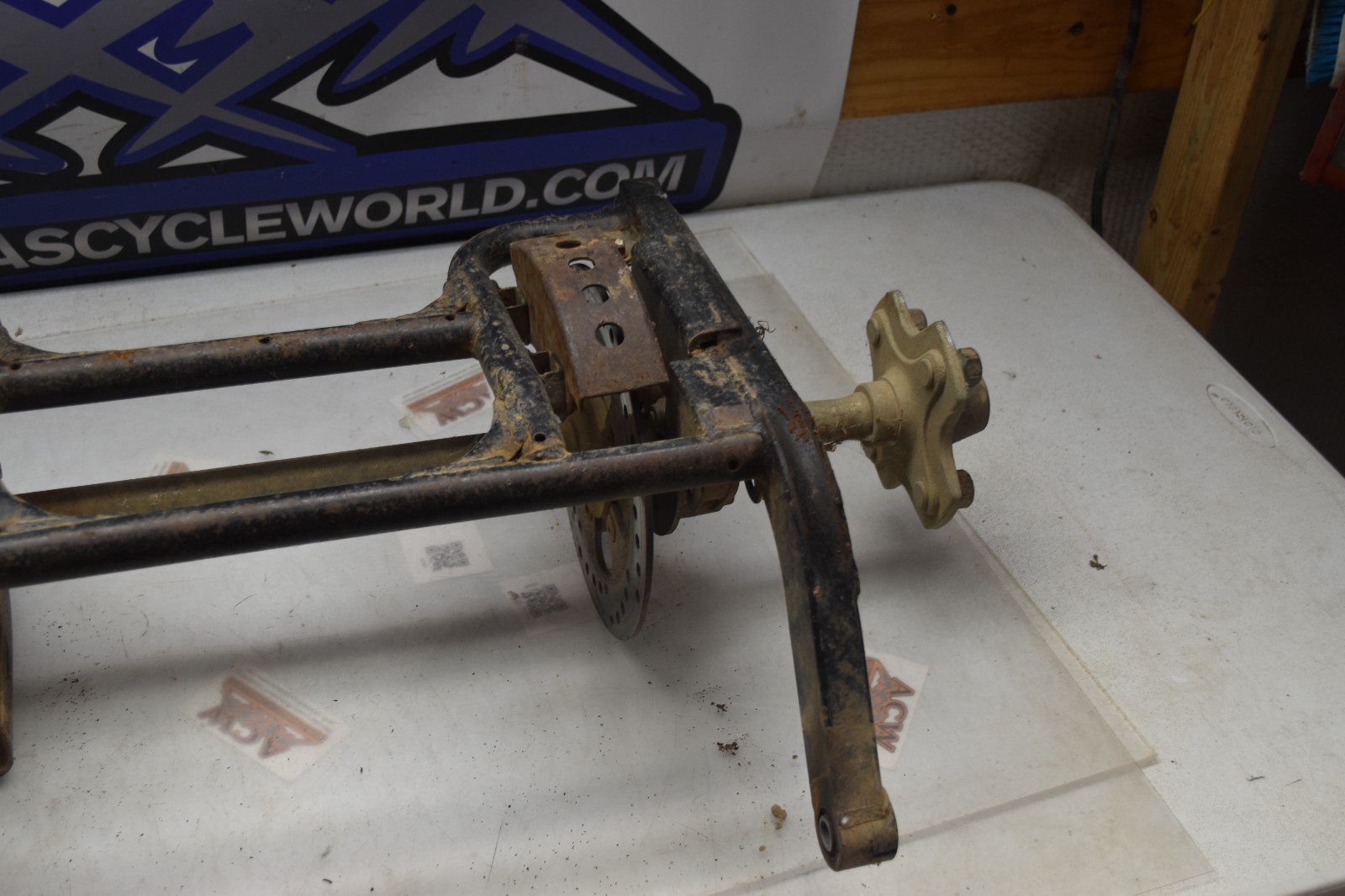 Q1-6 Full Rear End Axle Swing arm 2012 Polaris RZR 170 RZR170 UTV Free Us Ship