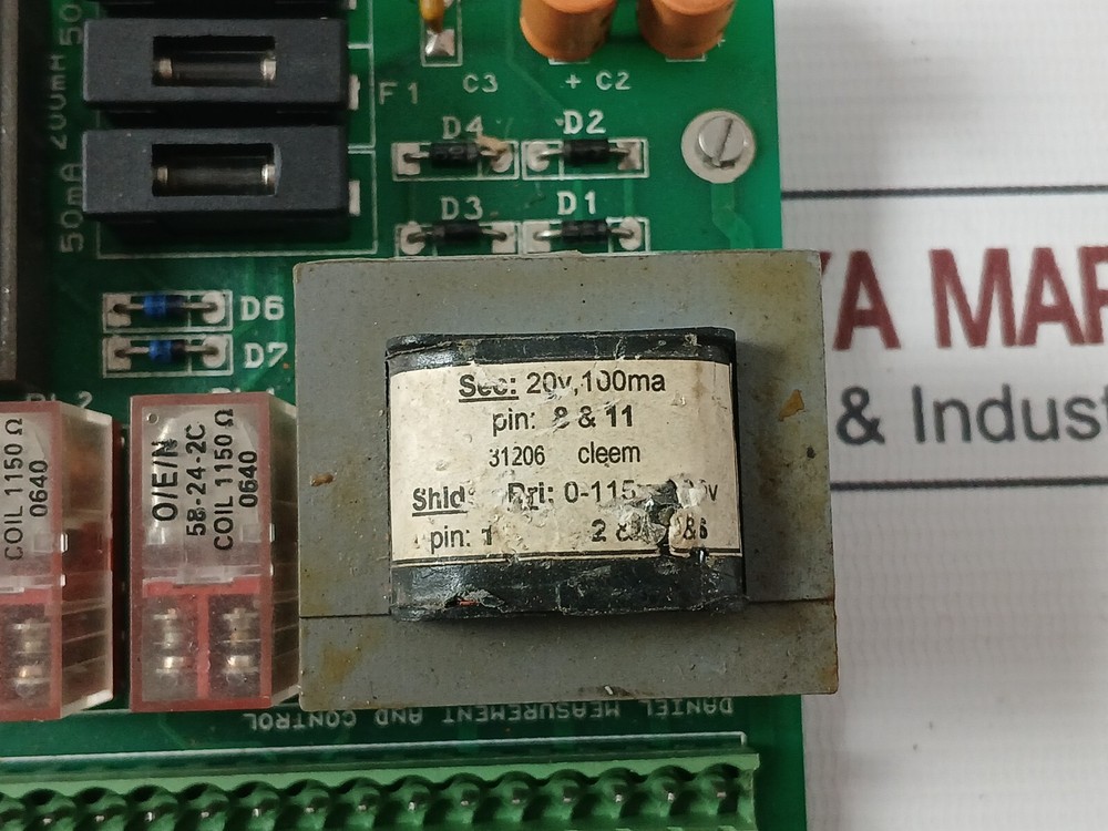 DANIEL 1651301 Arm Interlock-Antispill Module REV 0 230VAC 110VAC