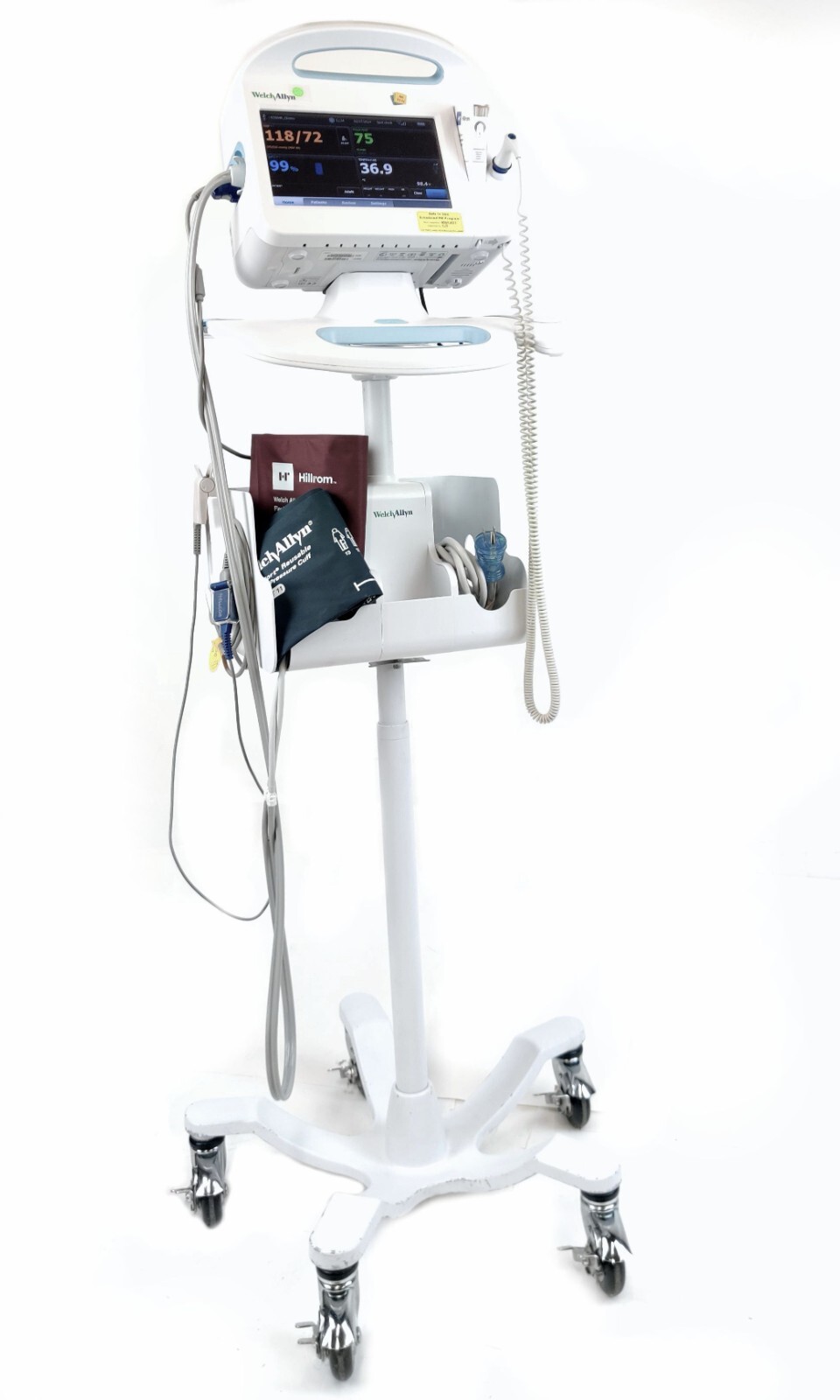 Welch Allyn Connex Vital Sign Monitor 6000 WIFI EMR Conn 65NTXX with Accessories