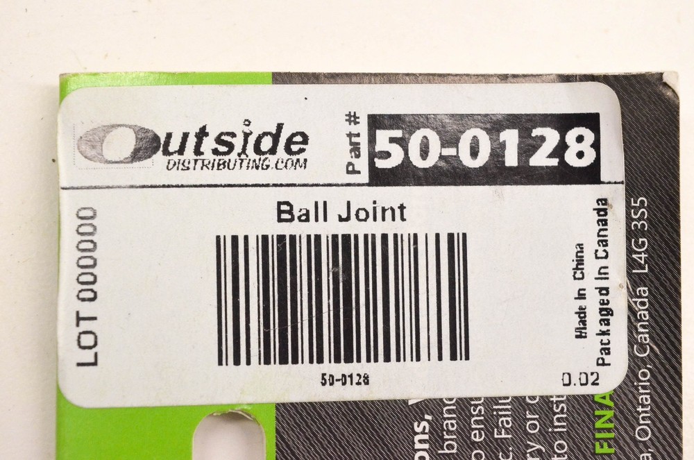 Outside Distributing 50-0128 Ball Joint NOS