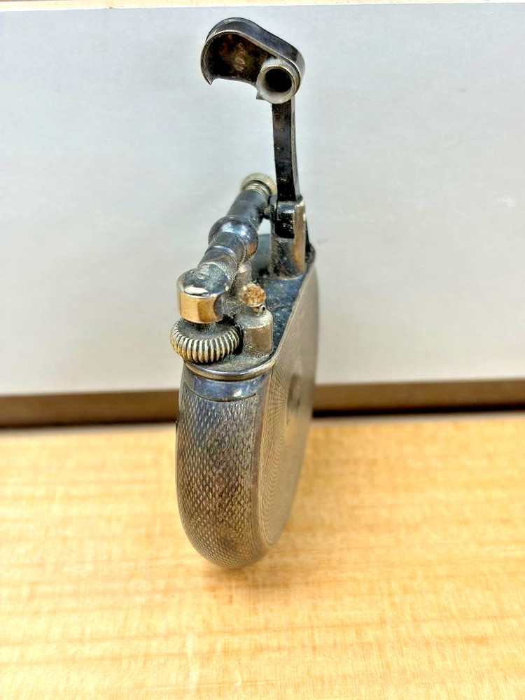 Vintage Dunhill Silver Plate Pocket Lighter