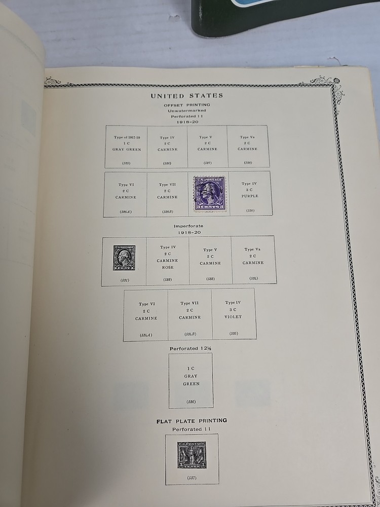 Scott's American Album For United States Album - Some Stamps + Extra's (1957)