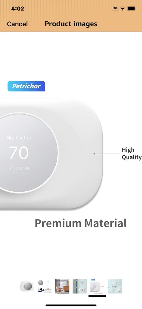 nest thermostat wall plate