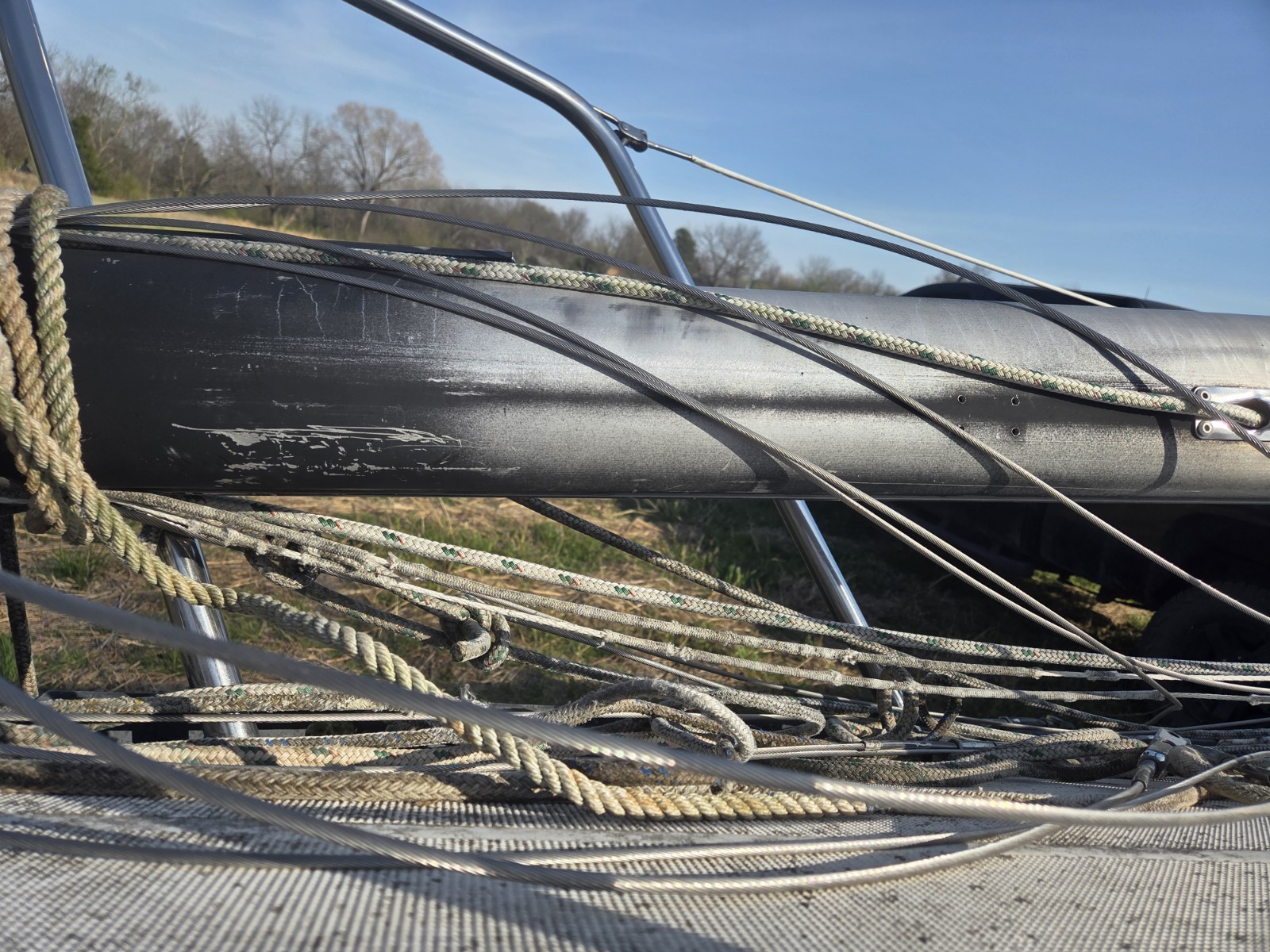 Mast and Boom off a S2 Sailboat