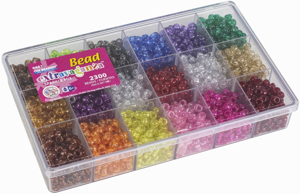 Bead Extravaganza Bead Box Kit 19.75oz All Sparkle