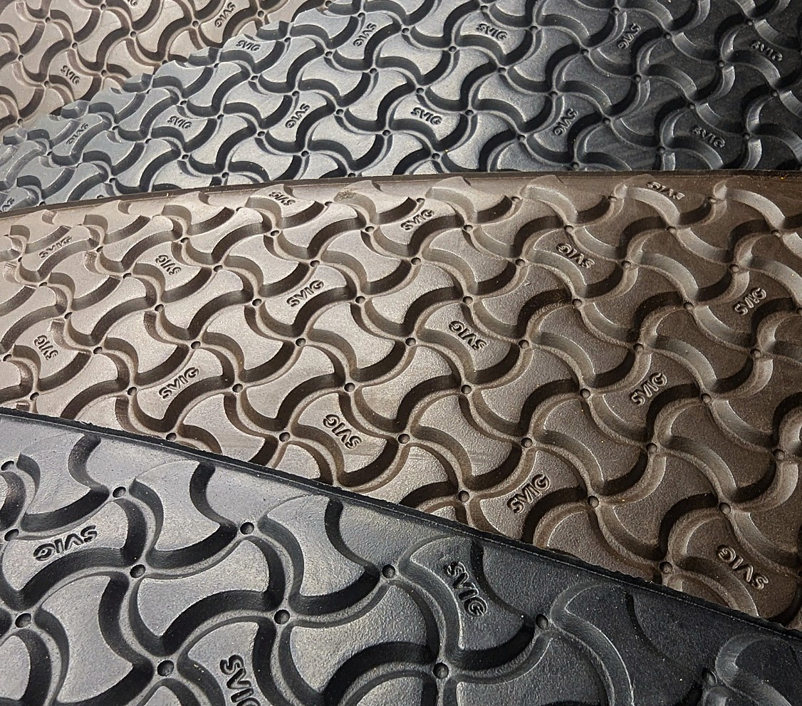 SVIG DOG BONE Sole Panel / 10mm / 18x10.50"/ Rubber-Eva Mix / Sandal Sole