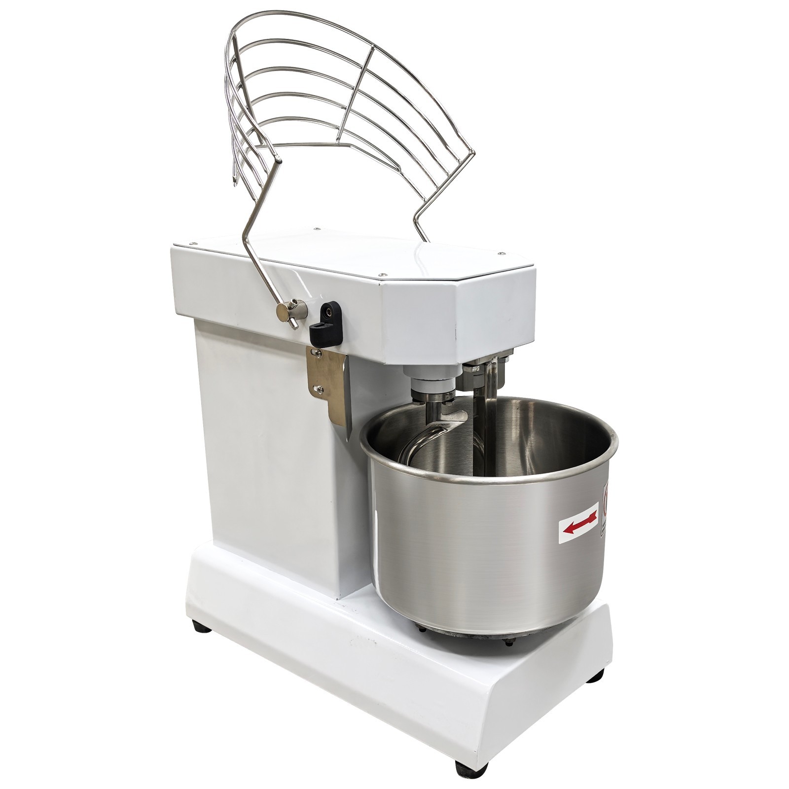 10QT Commercial Dough Mixer 110V Spiral Flour Mixing for Bakeries, Restaurants
