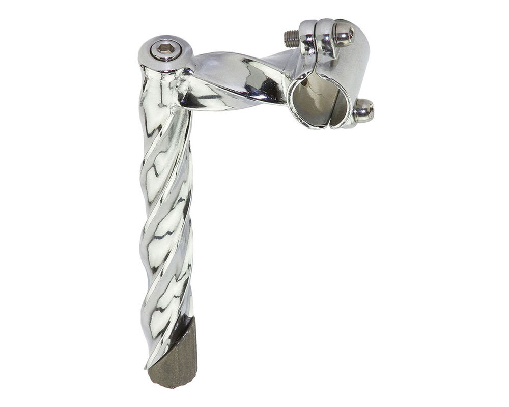 NEW! ALL TWISTED LOWRIDER STEM 22.2MM CHROME.
