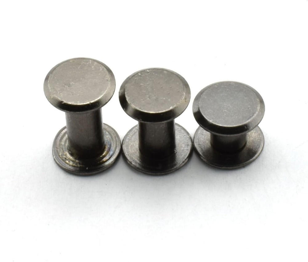 90 Sets Black M5 Chicago Screw Assorted Kit Phillips Head Button Stud Screws Nai