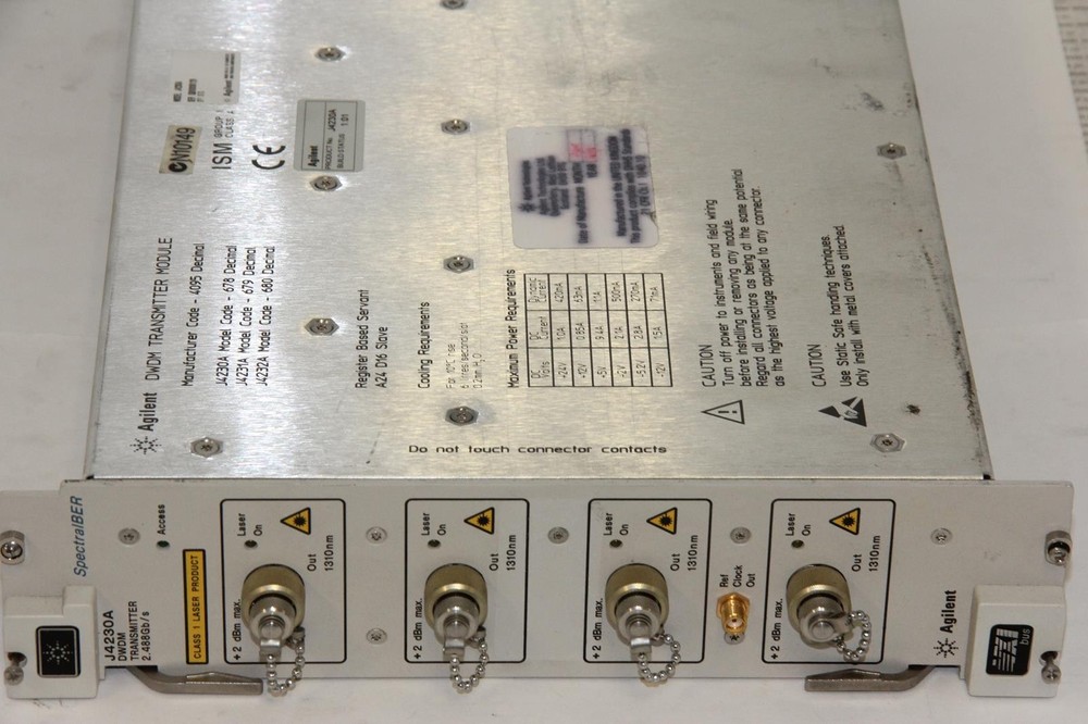 AGILENT J4230A SpectralBER DWDM Transmitter Module