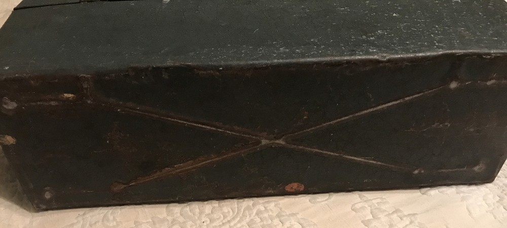 Vintage metal S-K Tools 19” trayed toolbox