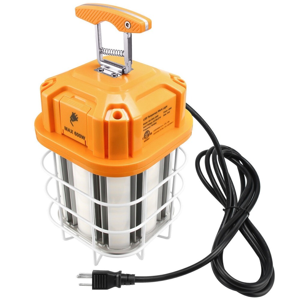 100W LED Temporary Work Light 5000K Linkable Construction Building Jobsite Light