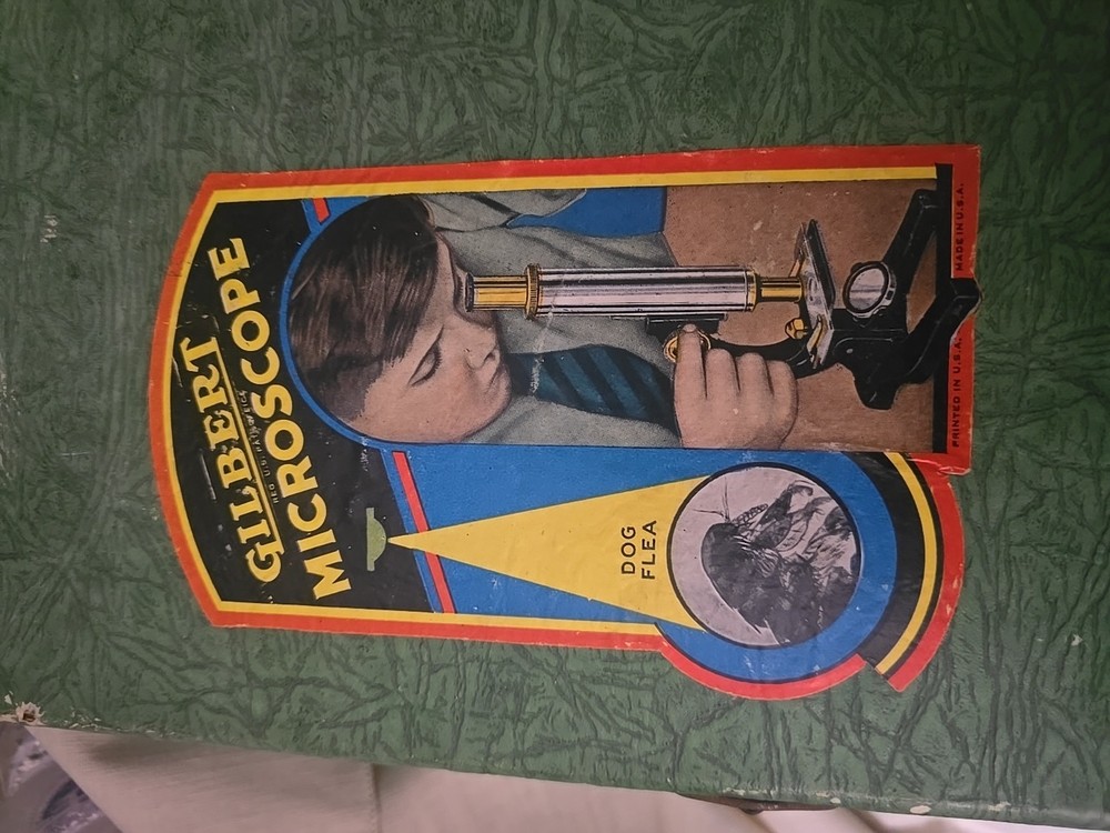 Vintage Gilbert Microscope and lab set