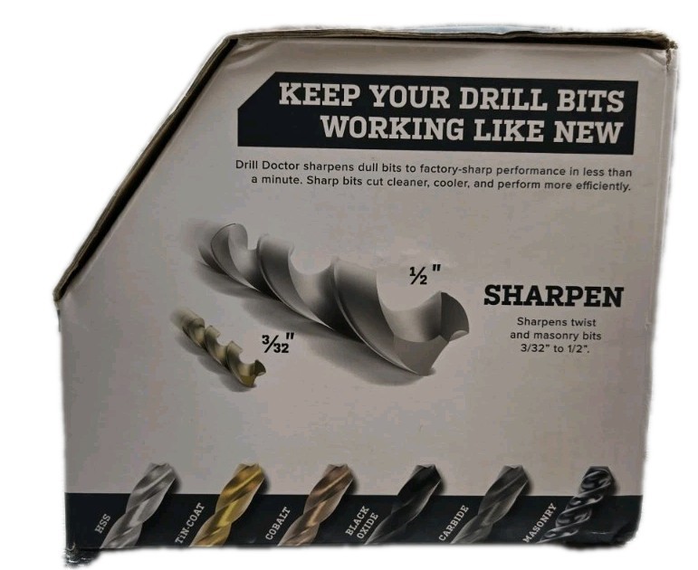 Drill Doctor DD500X Drill Bit Sharpener- Gray
