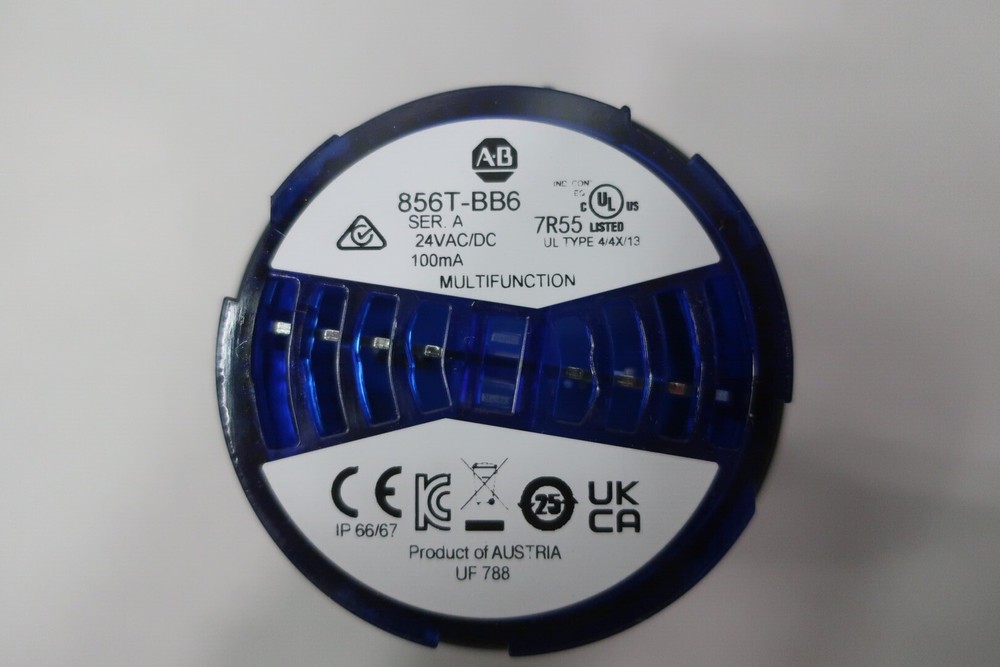 Allen Bradley 856T-BB6 Blue Light Module 24v-ac/v-dc