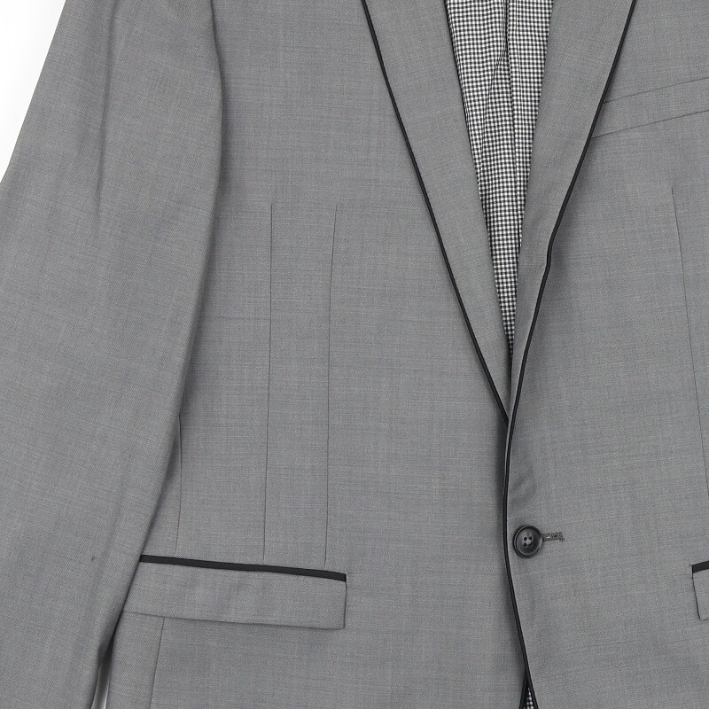 NEXT Mens Grey Wool Blend Blazer Size 40 Reg