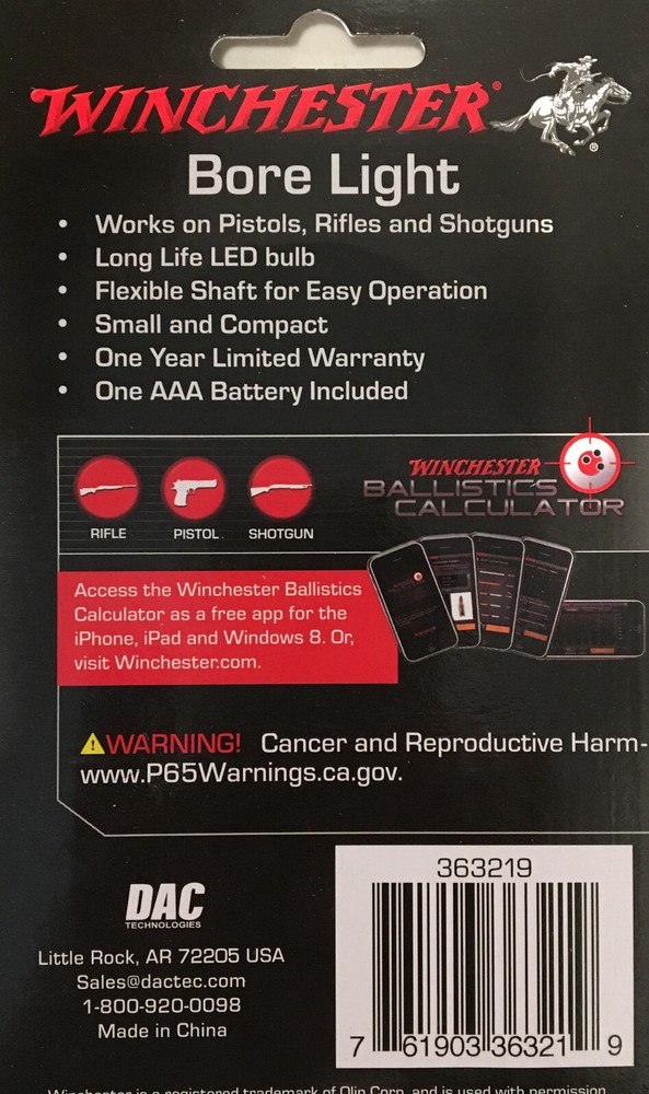 Winchester DAC Win Flex Bore Light