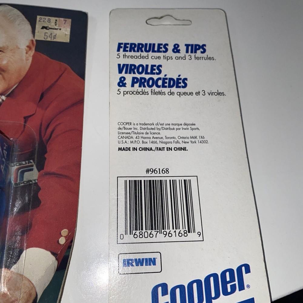 6 Piece Billiard Chalk Vintage , @ Ferrules @Tips