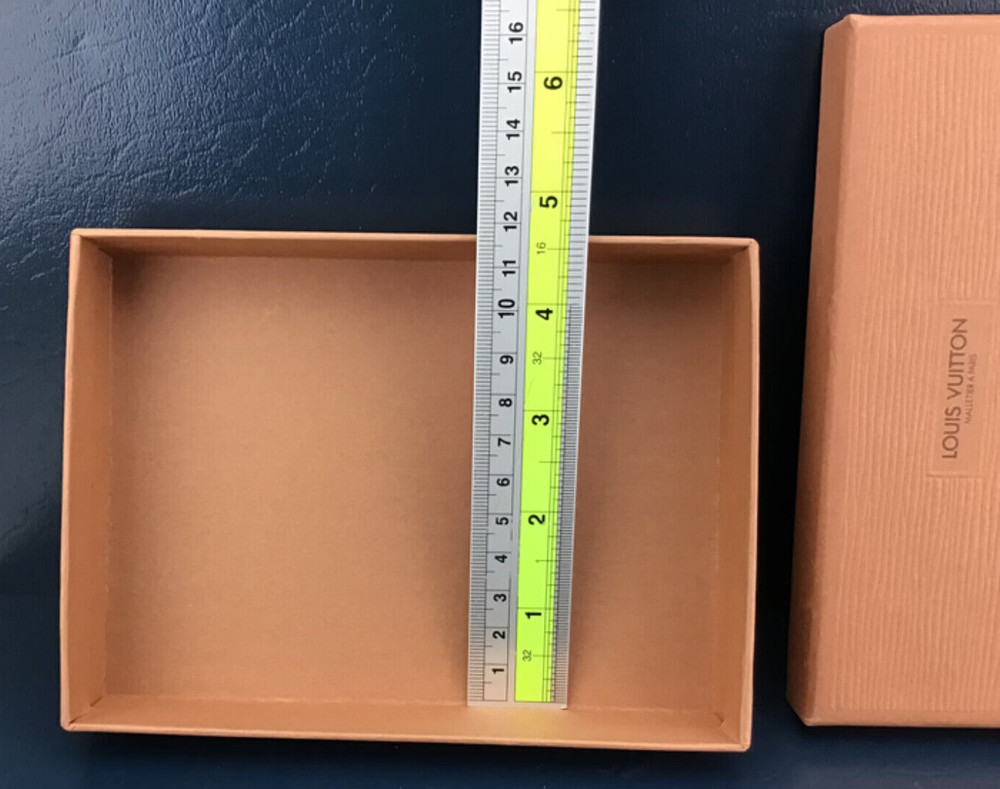 Authentic Louis Vuitton Empty Box 6" x 4.5" x 0.5" Gift Box