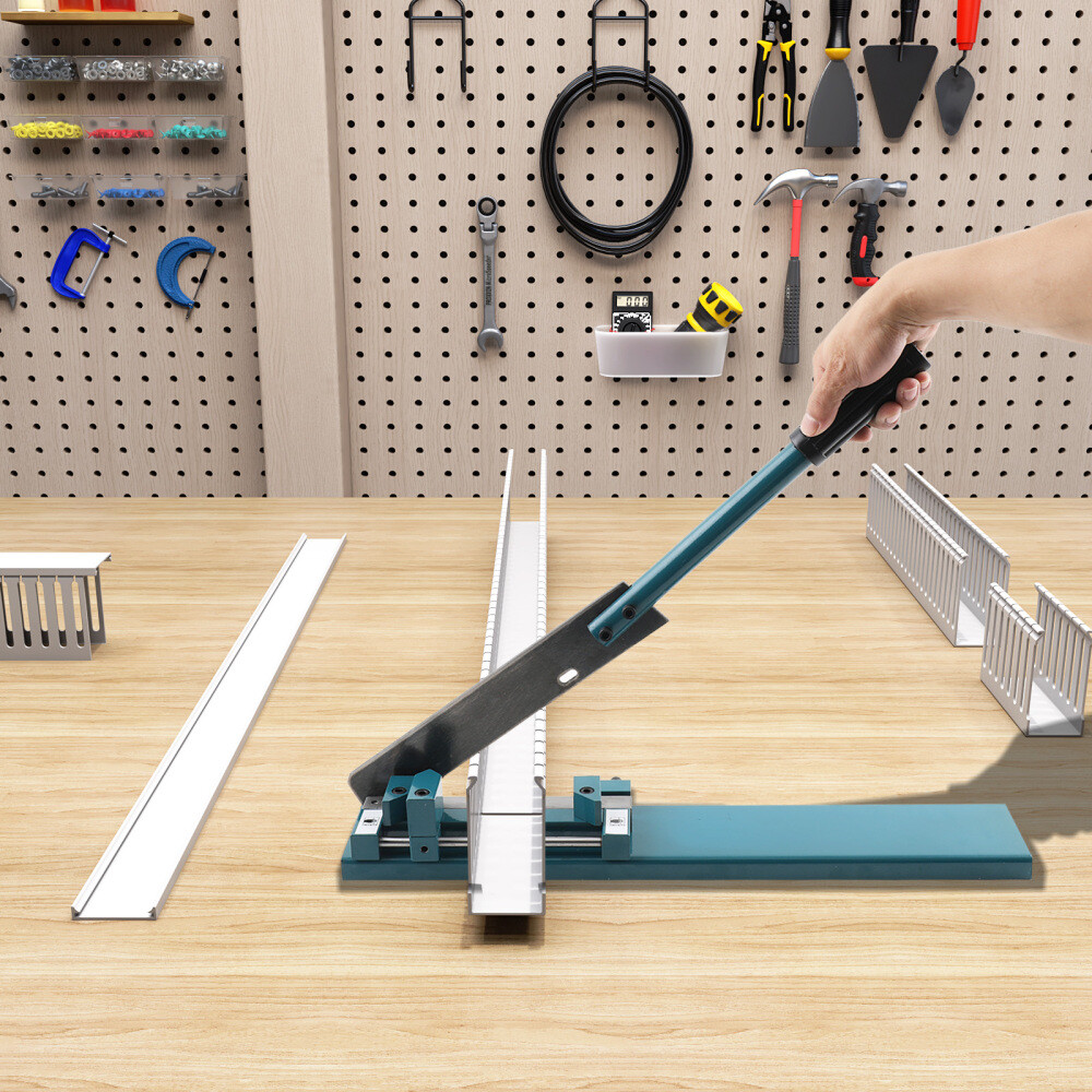 PVC Trunking Cutter Manual Plastic Wiring Duct Angle Adjustable Cutting Machine